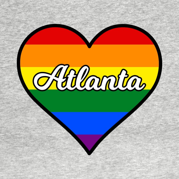 Atlanta Gay Pride Heart by fearcity